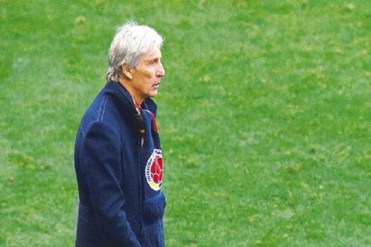 El argentino José Pékerman, técnico de la selección colombiana de fútbol. / AFP