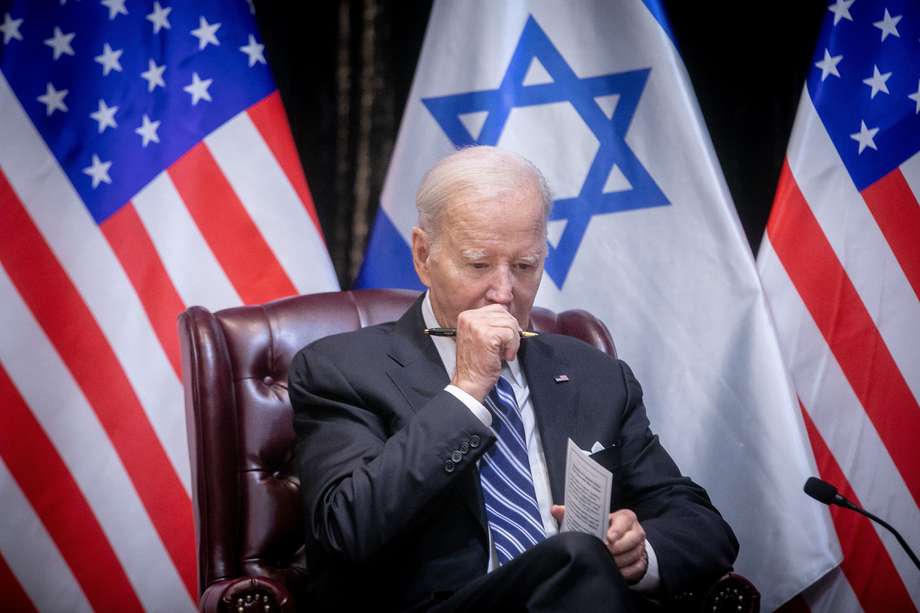Joe Biden se dirigió a los estadounidenses después de llegar de su viaje a Israel, donde se reunió con el primer ministro Benjamín Netanyahu. 