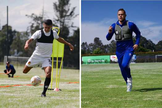 Jhonny Vásquez (Pereira) y Leonado Castro (Millonarios) fueron campeones el semestre pasado y este domingo serán rivales.