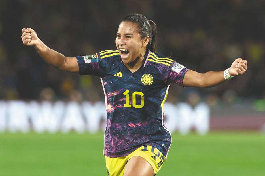 Leicy Santos fue la encargada de marcar el ultimo gol de la selección de Colombia en el Mundial Femenino 2023. 