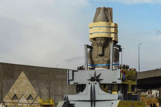 Estatua de Ramsés II será el guardián de nuevo museo en El Cairo