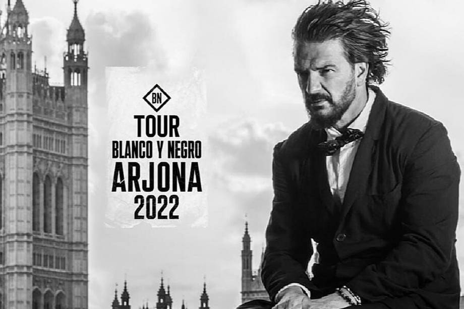 Tour Blanco y Negro Arjona 2022 Bogotá