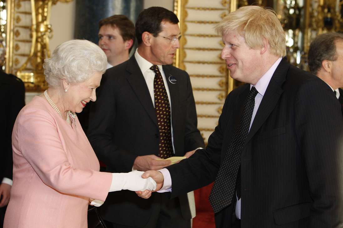 La Reina Isabel II y Boris Johnson (2019-2022)