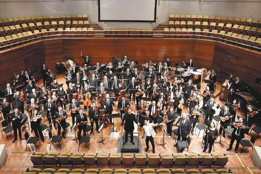  La Orquesta Filarmónica de Bogotá. / Archivo particular