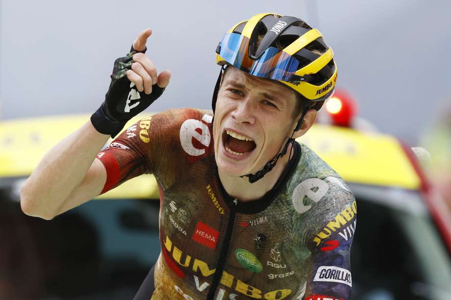 Jonas Vingegaard se quedó con la camiseta amarilla tras un gran cierre de etapa en Col du Granon.