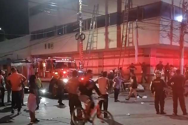 Incendio en hotel de Barranquilla dejó 22 heridos, la mayoría son policías 