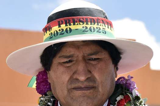El líder indígena Evo Morales aspiraba a una cuarta reelección presidencial. / AFP