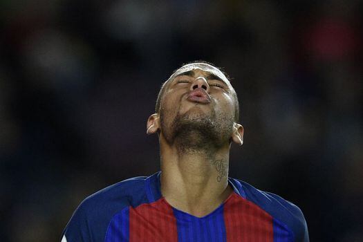 Neymar, delantero del Barcelona. Foto: AFP