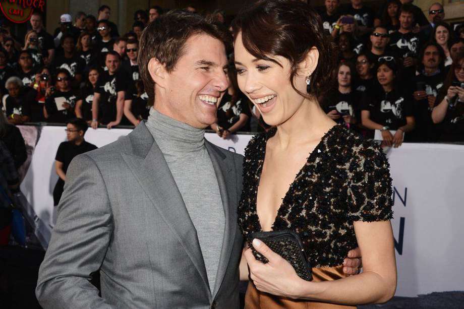 Tom Cruise y Olga Kurylenko en la premier de 'Oblivion' en Hollywood. / Afp.