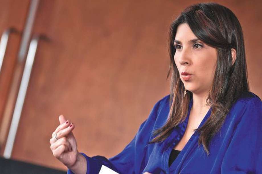 María Victoria Angulo fue designada como ministra de Educación en agosto de 2018- /Mauricio Alvarado