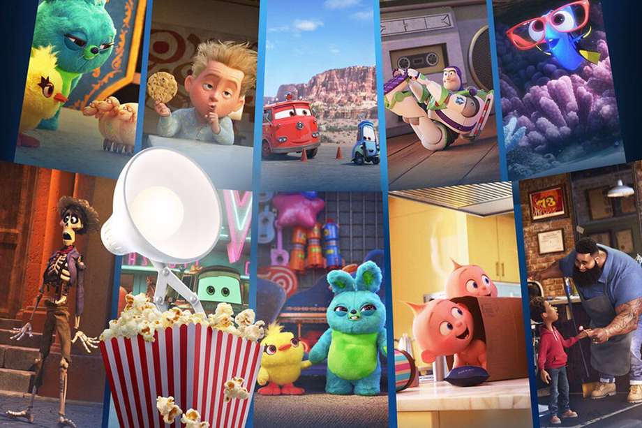 Esta colección llamada "Palomitas" presenta a los personajes de las películas más conocidas de Pixar.
