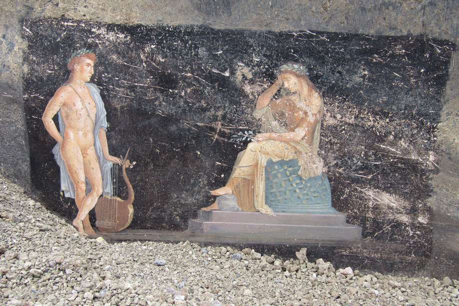 Las excavaciones que se están realizando en el área arqueológica de Pompeya (sur de Italia).
