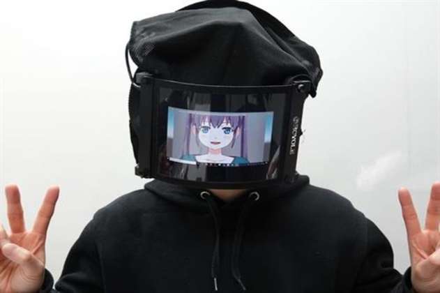 Crean una máscara digital que permite expresar emociones mediante un avatar de anime