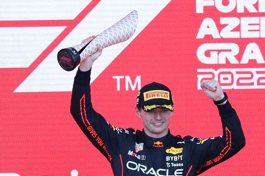 El neerlandés Max Verstappen ganó este domingo el Gran Premio de Azerbaiyán, en Baku.