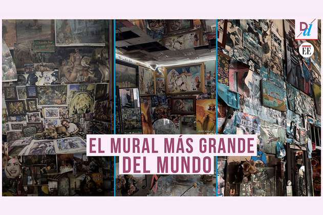 El collage más grande del mundo está en la casa de una activista trans en Medellín