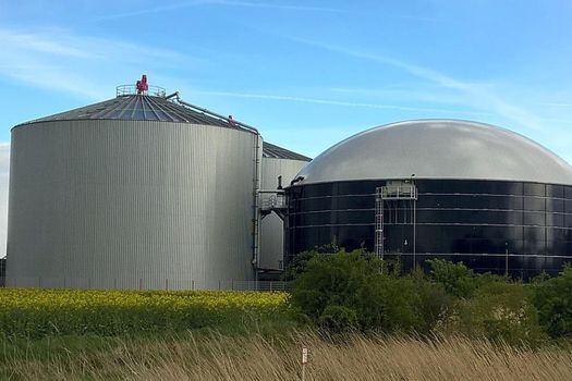 Imagen de referencia de instalaciones de biogás.