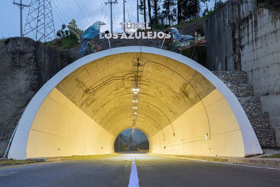 El túnel azulejo tiene 60 metros de longitud.