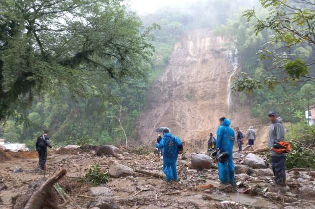Emergencia en Dosquebradas, Risaralda, tras deslizamiento de tierra