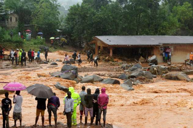 Sierra Leona: 300 muertos y 600 heridos por inundaciones