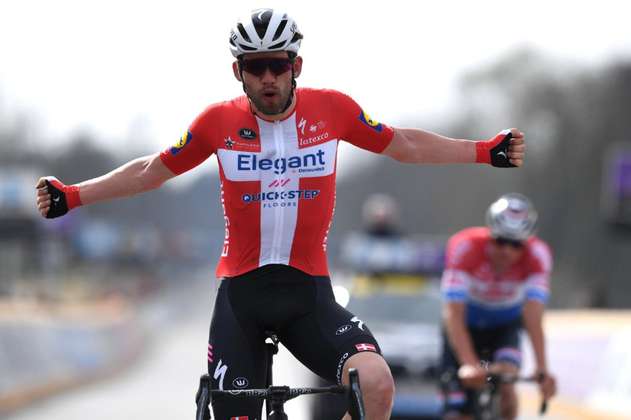 Kasper Asgreen destronó a Mathieu Van der Poel en el Tour de Flandes