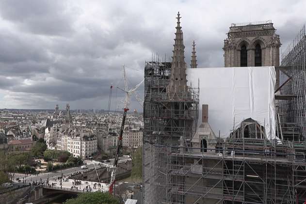 Cinco años después del incendio, Catedral de Notre-Dame se prepara para reabrir