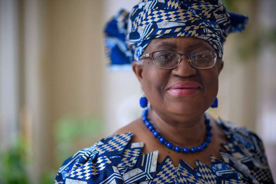 Ngozi Okonjo-Iweala, primera mujer y primera africana al frente de la Organización Mundial del Comercio.