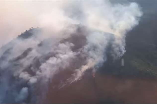 Incendio en el parque Nacional Natural El Cocuy se reactivó