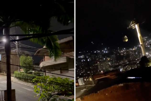 Así se vieron los fuertes vientos reportados en Medellín, Envigado y Girardota