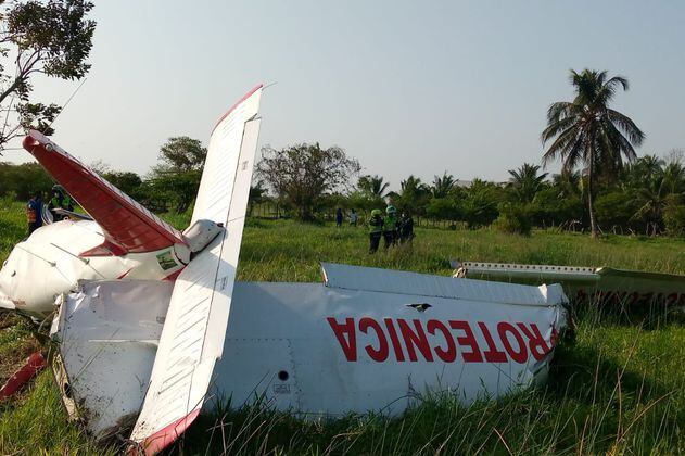 Aeronave cayó cerca al aeropuerto Ernesto Cortissoz de Barranquilla