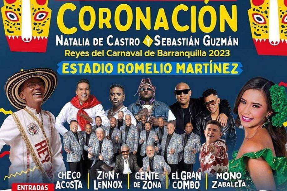 Concierto de Coronación de la Reina del Carnaval de Barranquilla 2023