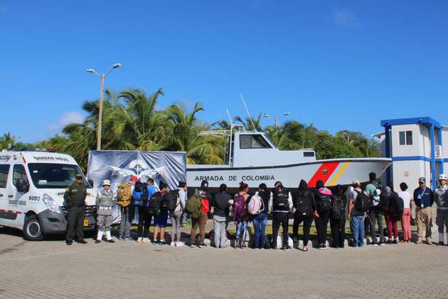 Rescatan en San Andrés a 27 migrantes que iban en rutas ilegales para Centroamérica