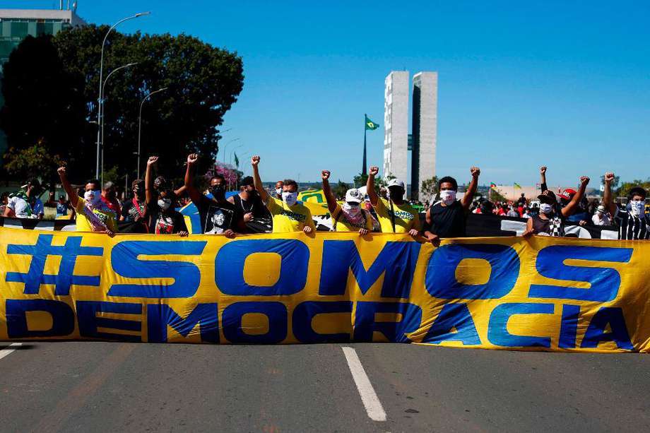 Los brasileños no están contentos con la clase política de su país; las protestas son cada vez más frecuentes. / AFP
