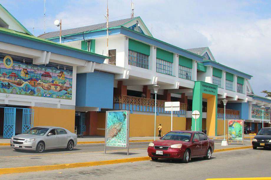 Imagen de archivo del aeropuerto de San Andrés, Gustavo Rojas Pinilla. - Imagen de referencia