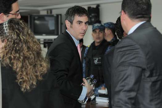 Guido Nule, durante las audiencias en su contra en el marco del escándalo del carrusel de la contratación en Bogotá.