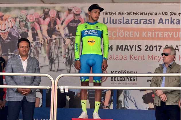Brayan Ramírez, campeón en Turquía del Tour de Ankara