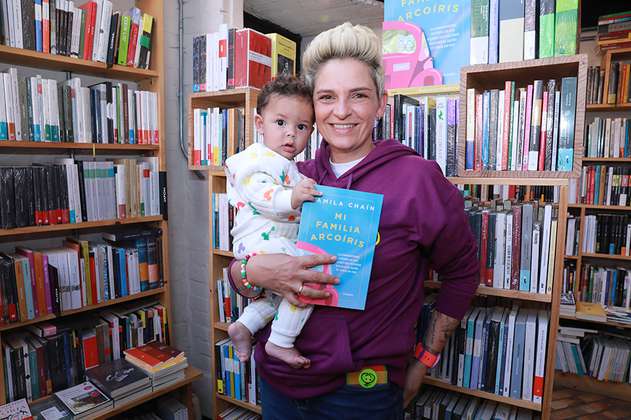 Camila Chaín presentó junto a Tobías su nuevo libro ‘Mi familia arcoíris’