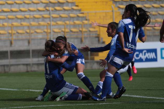 Millonarios goleó a Llaneros en su debut en la liga femenina