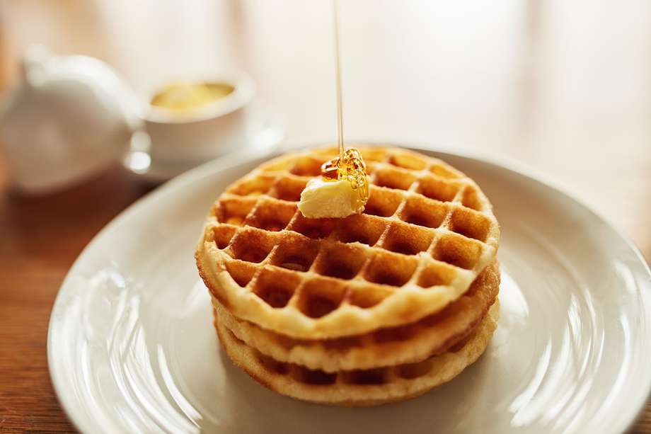Con mantequilla o jarabe, los Waffles son una opción para disfrutar al desayuno o en un buen postre.