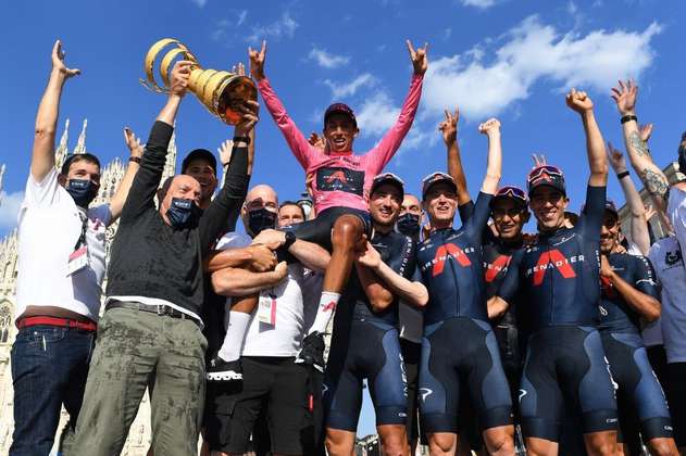El premio que se llevó Egan Bernal en pesos colombianos al ganar el Giro de Italia