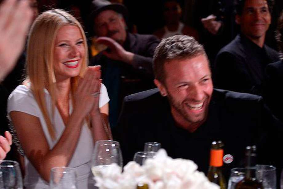 Gwyneth Paltrow y Chris Martin. / AFP