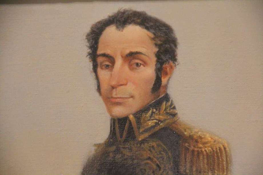 Retrato de un Simón Bolívar joven elaborado por el maestro Juan Cárdenas a partir de su investigación histórica.