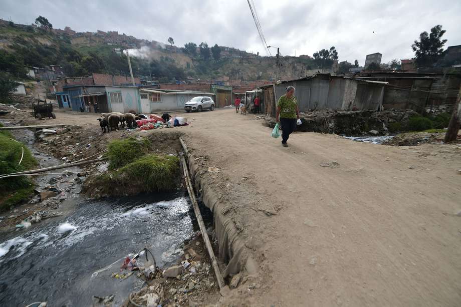 La comuna 4 de Cazucá es una de las zonas en donde hay problemas de seguridad y pobreza extrema./ José Vargas-El Espectador.