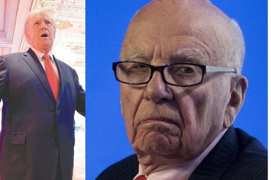 Donald Trump y  Rupert Murdoch.