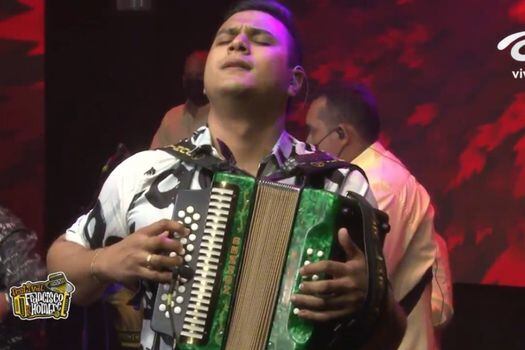 Junior Larios, Mejor acordeonero Festival Francisco El Hombre 2021.