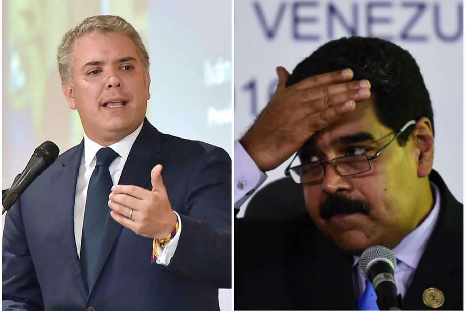 El presidente Iván Duque ha dicho que no reconoce la reelección de Nicolás Maduro como presidente de Venezuela.  / Archivo 