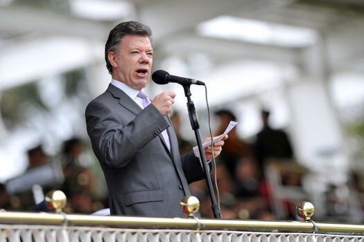 El mandatario colombiano Juan Manuel Santos.