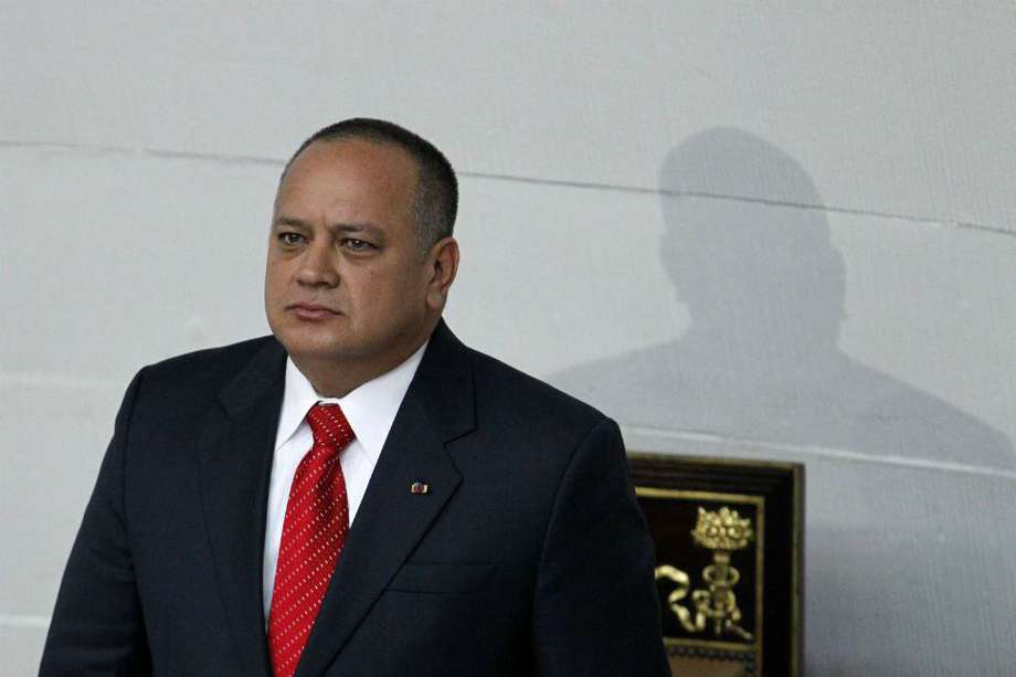 Diosdado Cabello, número dos del chavismo en Venezuela, dice que dio positiva en prueba para COVID-19. / AFP 