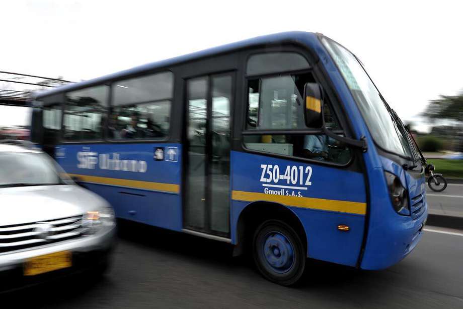 (Foto de referencia) El bus azul se movilizaba desde Bosa hasta el centro de Bogotá. Foto Oscar Perez