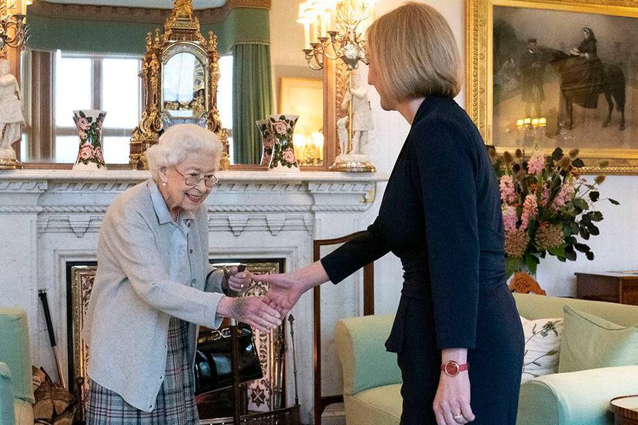 Hace dos días, la reina Isabel II tuvo un encuentro con Liz Truss.