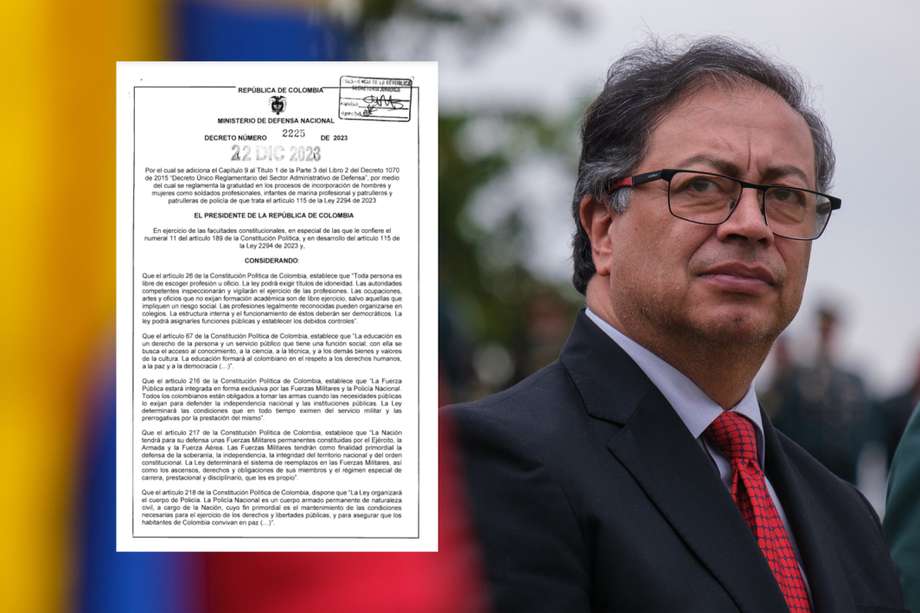 El decreto fue firmado por el presidente Petro el pasado 22 de diciembre. 